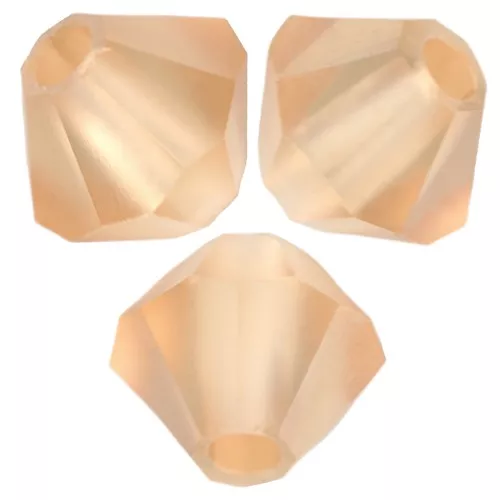 Preciosa Rondelle Beads - Rondelle Bead 4 mm - Light Colorado Topaz Matt x30
