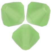 Preciosa beads - Bead rondelle 4 mm - Peridot Matt x30