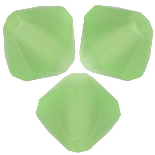 Preciosa beads - Bead rondelle 4 mm - Peridot Matt x30