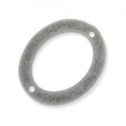 Anilla para montaje 24x20 mm plateado envejecido x1