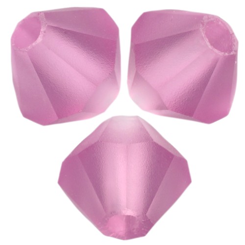 Preciosa rondelle beads - Bead 4 mm - Amatista Mate x30