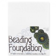 Base de fieltro para bordar - 11,5 x 14 cm, blanco x1