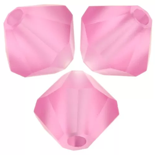 Preciosa rondelle beads - Bead 4 mm - Rosa Mate x30