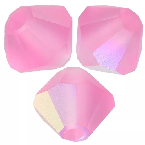 Preciosa rondelle - Cuenta 4 mm - Rosa AB Mate x30