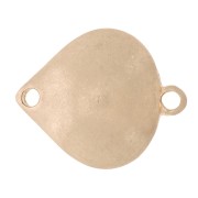 Entrepieza de gota 20x17 mm - Dorado vintage x1|raw }}