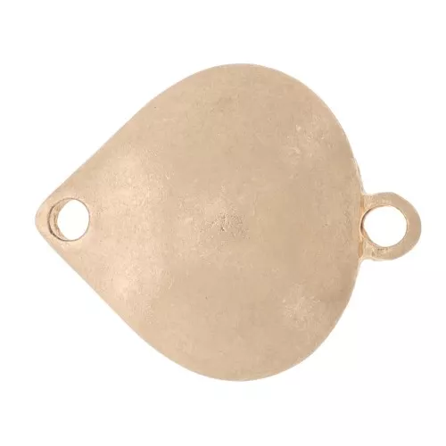 Entrepieza de gota 20x17 mm - Dorado vintage x1