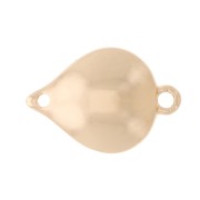 Entrepieza de gota 18x12 mm - Dorado x1