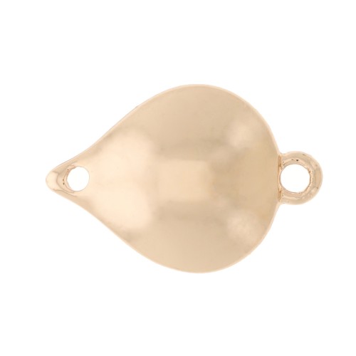 Entrepieza de gota 18x12 mm - Dorado x1
