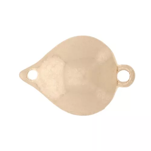 Entrepieza de gota 18x12 mm - Dorado vintage x1