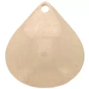 Colgante gota 21x19 mm - Dorado vintage x1