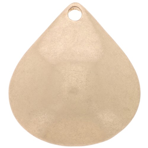 Colgante gota 21x19 mm - Dorado vintage x1