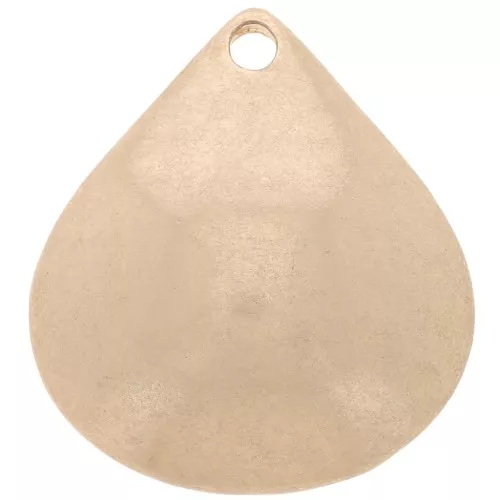 Colgante gota 21x19 mm - Dorado vintage x1