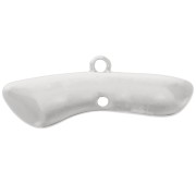 Colgante candelabro diseño 30x10 mm 4 anillos - Plateado x1