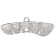 Colgante candelabro diseño 30x10 mm 4 anillos - Plateado x1