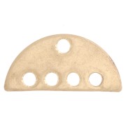 Entrepieza candelabro multi-agujeros medio circulo 8x17 mm - Dorado vintage x1|raw }}