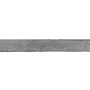 Lacet cuir 5x2 mm Argenté x30cm