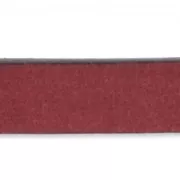 Cordón plano cuero envejecido 10 mm Rojo x30cm