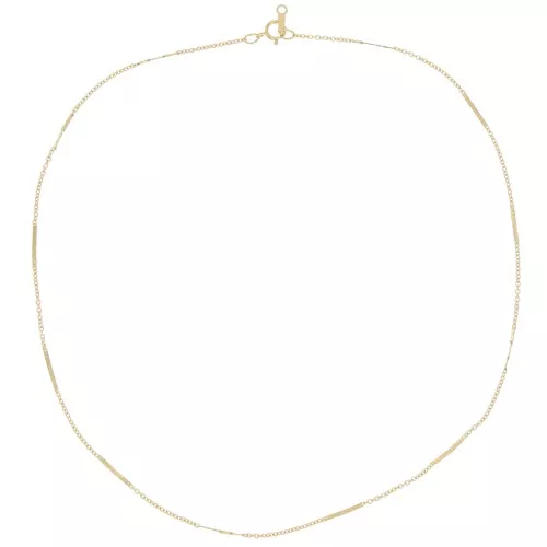 Gargantilla de malla de fantasía de 1,35 mm - Gold filled x45cm