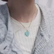 Gargantilla de malla de fantasía de 1,35 mm - Gold filled (oro laminado) x41cm