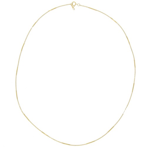 Gargantilla de malla de fantasía de 1,35 mm - Gold filled (oro laminado) x50cm