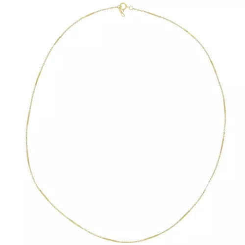 Gargantilla de malla de fantasía de 1,35 mm - Gold filled (oro laminado) x50cm