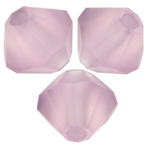 Preciosa rondelle beads - Bead 4 mm - Light Amethyst Matt x30