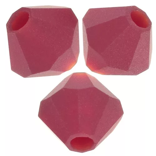 Preciosa rondelle beads - Bead 4 mm - Siam Matt x30