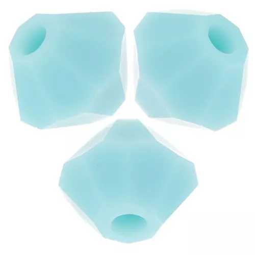 Preciosa rondelle beads - Bead 4 mm - Turquoise Matt x30
