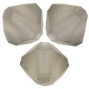 Cuentas Preciosa - Cuenta Rondelle 4 mm - Black Diamond Matt x30