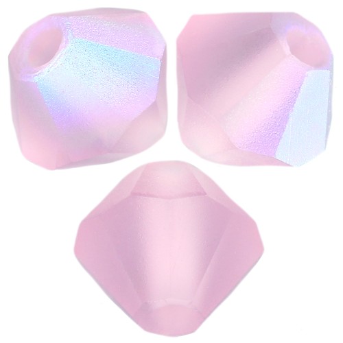 Preciosa rondelle beads - Bead 4 mm - Light Amethyst AB Matt x30