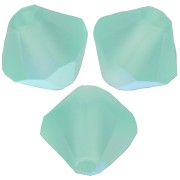 Preciosa Bicones - Cuenta rondelle 4 mm - Caribbean Sea AB Matt x30|raw }}