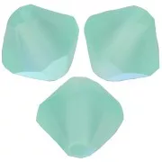 Preciosa Bicones - Cuenta rondelle 4 mm - Caribbean Sea AB Matt x30