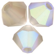 Cuentas Preciosa - Cuenta Rondelle 4 mm - Black Diamond AB Matt x30