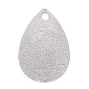 Lentejuela gota efecto diamante 13,5x9 mm - Rodio x1|raw }}