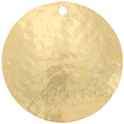 Colgante redondo texturado 20 mm - Dorado x1|raw }}