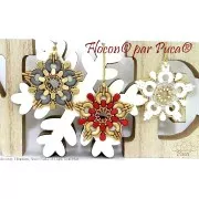 Arcos® by Puca® 5x10 mm - Snow Flake x10g