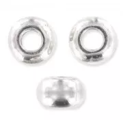 Redondas aplanadas 5x3,1 mm plateado x20