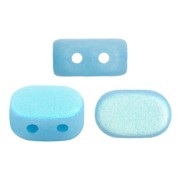 Perlas de vidrio Lipsi® de Puca® 4x6 mm - Opaque Aqua AB Mat x10g|raw }}