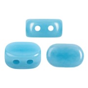 Cuentas de vidrio Lipsi® de Puca® 4x6 mm - Opaque Aqua x10g