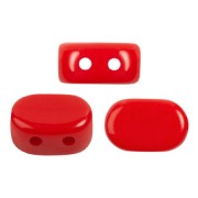 Cuentas de vidrio Lipsi® de Puca® 4x6 mm - Opaque Red Coral x10g|raw }}