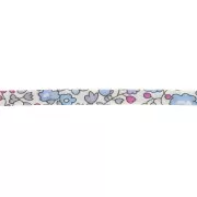Cordón de tela Liberty - Eloise - Baltique x1m