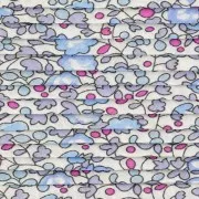 Cordón de tela Liberty - Eloise - Baltique x1m