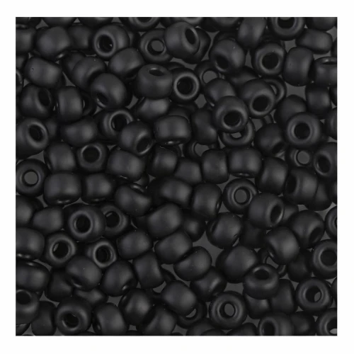 Rocalla Miyuki 8/0 401F - Black Mat x8g