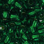 Rocalla Miyuki 8/0 27 - Dark Emerald Silverline|raw }}