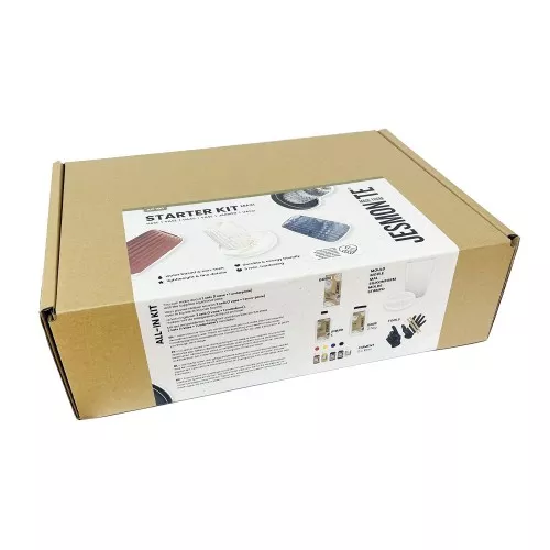 Kit Jesmonite - Jarrón y salvamanteles x1