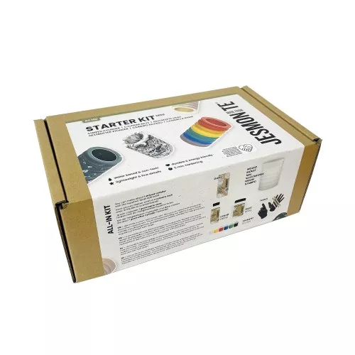 Kit Jesmonite - Cilindro rayado x1