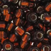 Rocalla Miyuki 8/0 5 - Silver Lined Dark Topaz x8g