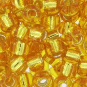 Rocalla Miyuki 8/0 4 - Dark Topaz Silverline|raw }}