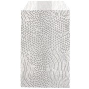 Bolsa de papel 7x12 cm - lagarto - Plata - Blanco x1|raw }}