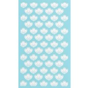 Serigrafía para arcilla polimérica 80x140 mm - Dibujo de conchas x1